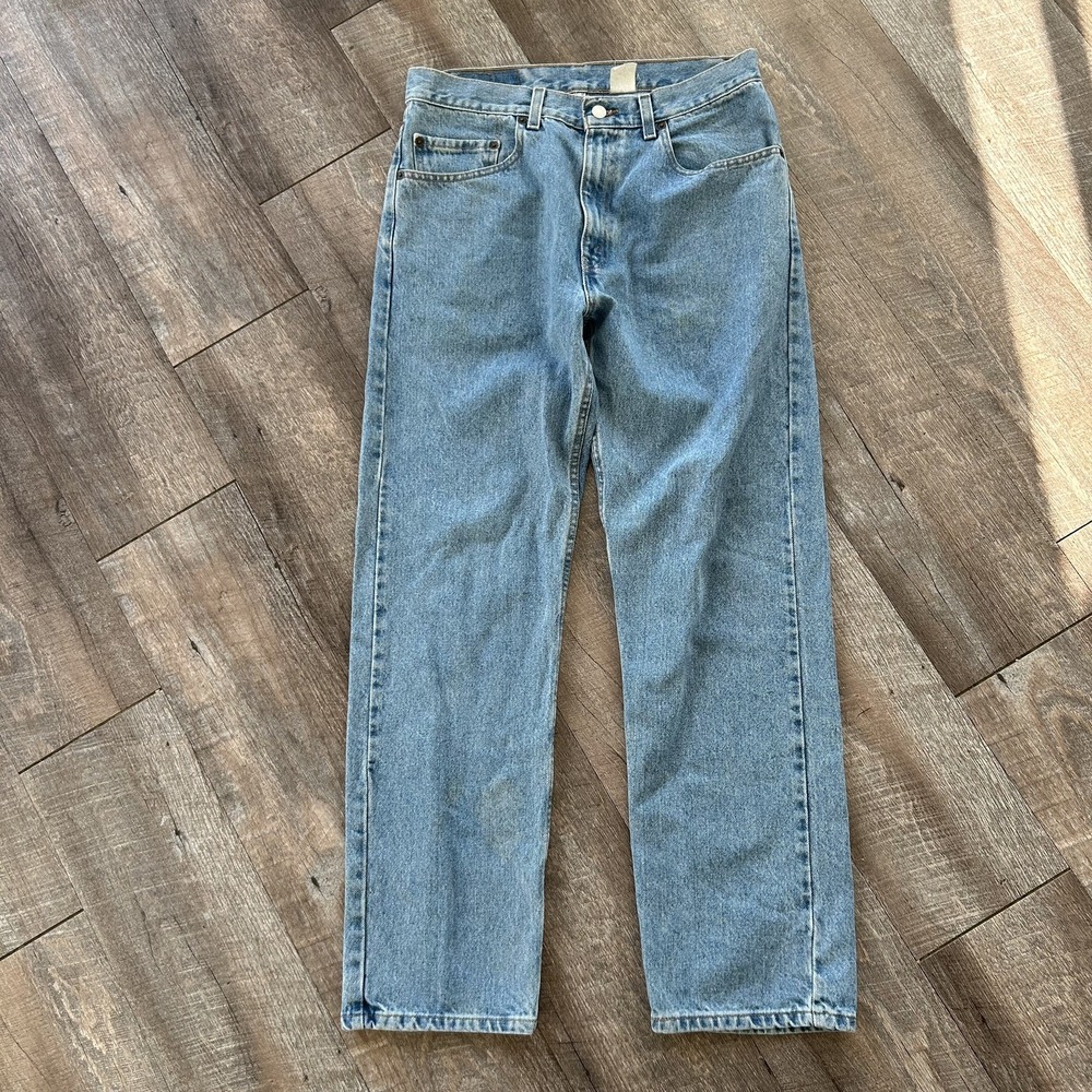 Vintage 90s Levi's 505 Jeans Mens 32x30 Blue Straight Leg USA Made Medium Wash